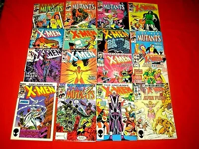 Buy Uncanny X-men 194-200 Ann 9 Special 1 New Mutants 32-35 Alpha Flight 1 2 What If • 200£