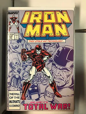 Buy Iron Man #225 - 1st Armor Wars - Mid-Grade Marvel Copper Age MCU Key - 1987 • 11.91£