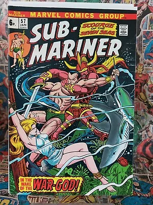 Buy Sub-Mariner #57 VF Marvel 1973 1st Bronze Age Venus • 28.95£