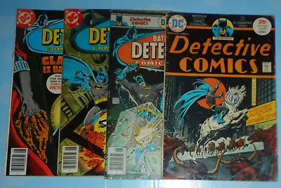 Buy 4 Batman In Detective Comics , 1970s Bronze Age . #  449 , 462 , 470 , 478. • 12.99£
