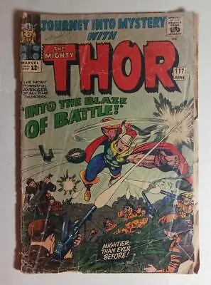 Buy Journey Into Mystery #117 June 1965 Mighty Thor Grey Gargoyle Fair/good 1.5 • 13.80£