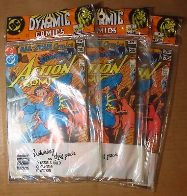 Buy Action 479/Brave & Bold 139/All Star Comics 70 (1st Full Huntress) Sealed 3-pack • 78.42£
