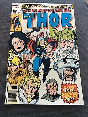 Buy Marvel Comics Thor #262! Bronze Age “Even An Immortal Can Die!” • 5.61£