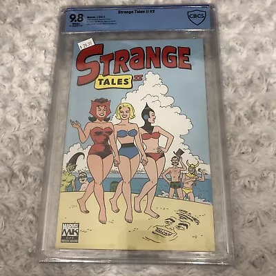 Buy STRANGE TALES II #2 (2011) CBCS Graded 9.8 White Pages Marvel Comics • 23.71£