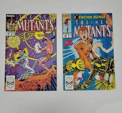 Buy The New Mutants #66 1988 And #95 1990 ( Marvel Comics) • 7.85£