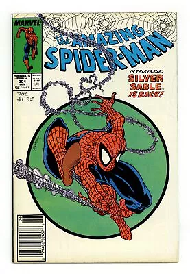Buy Amazing Spider-Man #301N Newsstand Variant VG+ 4.5 1988 • 49.82£