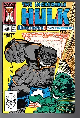 Buy The Incredible Hulk #364 - Marvel 1990 - Bagged Boarded - Vf-(7.5) • 15.47£