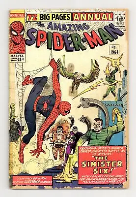 Buy Amazing Spider-Man Annual #1 PR 0.5 1964 1st App. Sinister Six • 367.49£