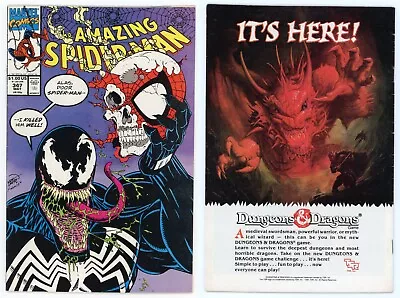 Buy Amazing Spider-Man #347 (FN- 5.5) Iconic Hamlet Venom Cover Larsen 1991 Marvel • 15.76£
