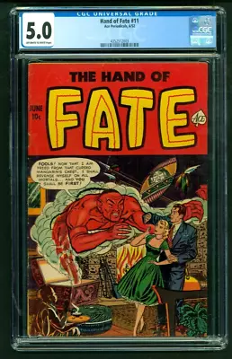 Buy Hand Of Fate #11 CGC 5.0 VG/FN OWWH 1952 Ace Periodicals PCH • 316.20£