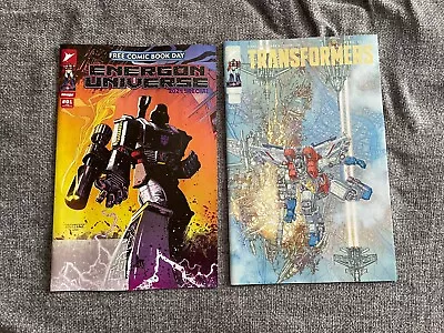 Buy Transformers Energon Universe 1 Free Comic Book Day And Transformers 1 5th Print • 11£