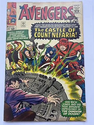 Buy THE AVENGERS #13 Silver Age 1st Count Nefaria Marvel Comics 1965 FN+ Or Better • 79.95£