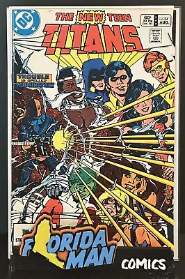 Buy The New Teen Titans #34 VF+ Deathstroke Cover, Wolfman/Perez, DC Comics 1983 • 3.91£
