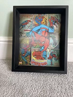 Buy Marvel Comics The Amazing Spider-Man 3D Lenticular Picture Frame Deco Wall Mount • 12.99£