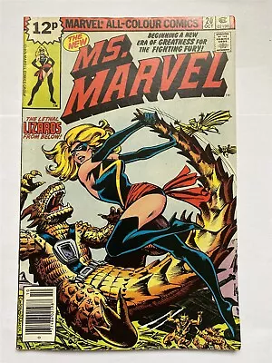 Buy MS. MARVEL #20 1st New Costume Marvel Comics 1978 VF- • 14.99£