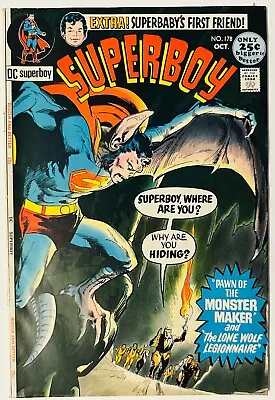 Buy SUPERBOY #178 (DC, 1971) Neal Adams-  Pawn Of The Monster-Maker!  VF/NM 9.0 • 23.72£