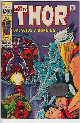Buy Thor 162 - 1969 - Origin Of Galactus - Fine/Very Fine • 59.99£