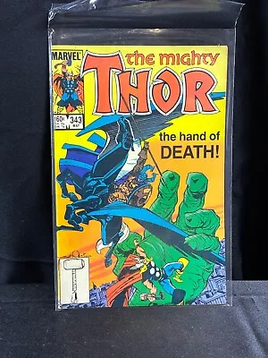 Buy The Mighty Thor #343 Marvel Comic 5/84 The Hand Of Death • 63.25£