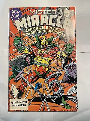 Buy Mister Miracle #1 1989 DC Comics J.M. DeMatteis & Ian Gibson HTF See Pics • 17.77£