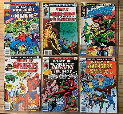 Buy What If (1st Series 1977) # 3, 8, 9, 12, 16 & 28 Lot Of 6 Graded Avengers Hulk • 35£