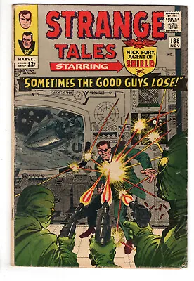 Buy Strange Tales #138 (1965) - Grade 4.0 - Sometimes The Good Guys Lose Nick Fury! • 119.93£