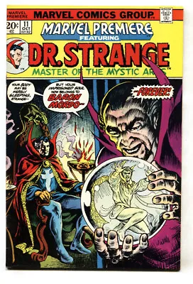 Buy Marvel Premiere #11 1973-Marvel-Dr Strange-Frank Brunner-FN+ • 31.79£