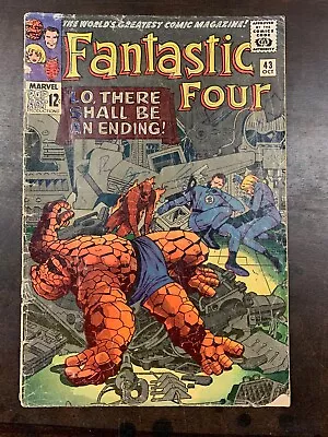 Buy FANTASTIC FOUR #43  Silver Age Marvel Comics FAIR  1965 • 4.72£