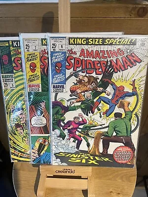Buy The Amazing Spiderman (Issue's 5, 6 & 7) King-Size Special Annuals #marvel 🔑 • 40£