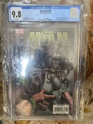 Buy She Hulk (Vol 2) 22, 1st Jazinda,  Skrull  Jennifer Walters Marvel 2007 CGC 9.8 • 47.99£