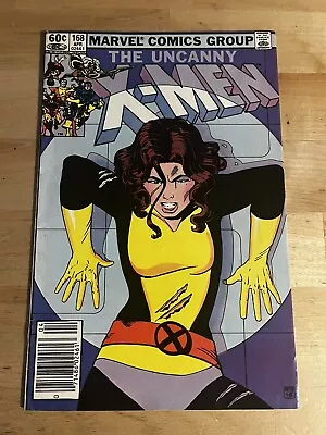Buy Uncanny X-men 168 Newsstand 1st Madelyne Pryor Kitty Pryde Rejoins 1983 '97 Show • 19.95£