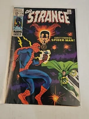 Buy DR. Strange # 179Marvel 4/1969 Key Spider-Man App. 12c Silver-Age 1969 • 17.99£