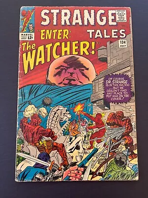 Buy Strange Tales #134 - The Challenge Of...The Watcher! (Marvel, 1965) VG+/Fine • 22.62£