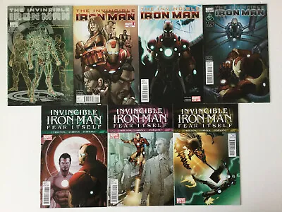 Buy The Invincible Iron Man Numbers 500 To 505 (Fear Itself Begins) 2011 • 15.95£