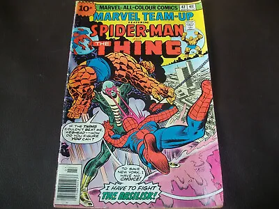 Buy Marvel Team Up  #47 The Thing  Spider-Man Marvel UK Price 1976 • 2.50£