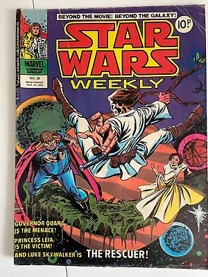 Buy Star Wars Weekly #28 Vintage Marvel Comics UK • 1.95£