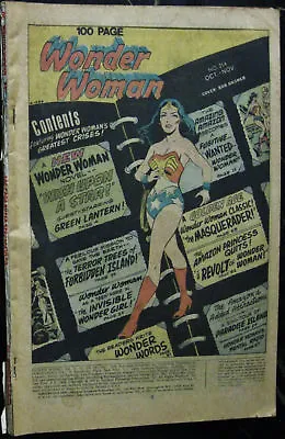 Buy WONDER WOMAN# 214 Oct-Nov 1974 100 Pg Giant Andru/Esposito COVERLESS. COMPLETE. • 4.75£
