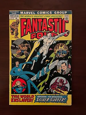 Buy Fantastic Four #123 (Marvel 1973) Stan Lee Silver Surfer Galactus 7.0 F/VF • 27.96£