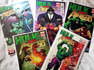 Buy HULK SMASH AVENGERS #1-5 LOT Marvel Comics MCU Captain America Thor Iron Man • 19.95£