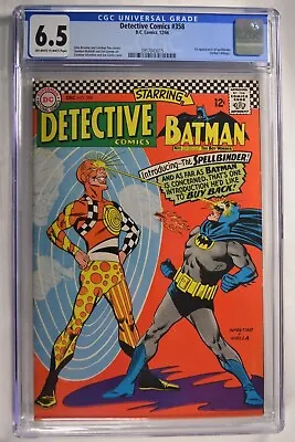 Buy Detective Comics #358 CGC 6.5 OW/W 1st Spellbinder 12/1966 DC Comics • 259.74£