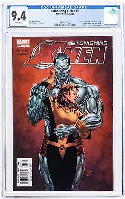 Buy Astonishing X-Men #6 CGC 9.4 White Pages - 1st App Special Agent Abigail Brand • 99.99£
