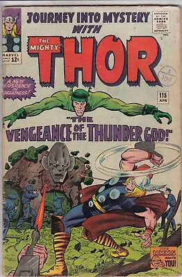 Buy Thor Journey Into Mystery 115 - 1965 - Kirby - Loki - Very Good • 44.99£