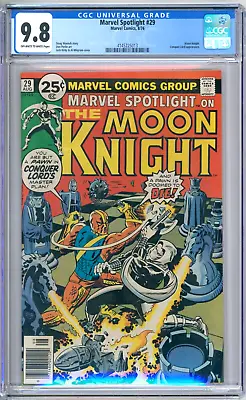 Buy Marvel Spotlight 29 CGC Graded 9.8 NM/MT Moon Knight Marvel Comics 1976 • 295.74£