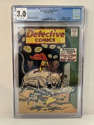 Buy Detective Comics 311 (Batwoman, 1st App Cat-Man, Martian Manhunter) CGC 3.0 1963 • 177.37£