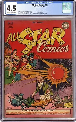 Buy All Star Comics #31 CGC 4.5 1946 4366438006 • 462.51£