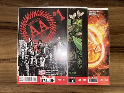 Buy Avengers Arena #1 #2 #3 1st Appearance Of Cullen Bloodstone, Apex, Anachronism • 0.99£