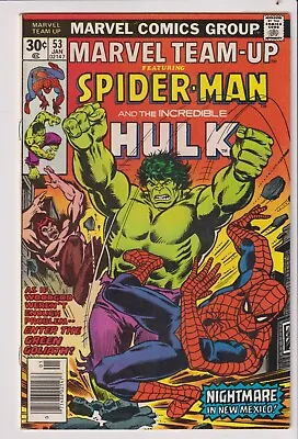 Buy 1976 Marvel Comics Marvel Team Up #53 In Vf/nm Condition - Spider-man / Hulk • 24.03£