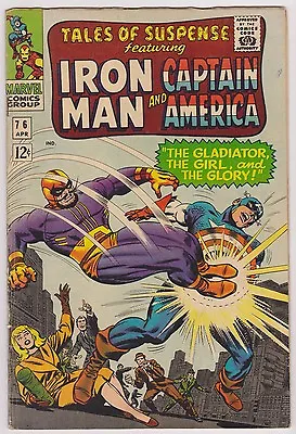 Buy Tales Of Suspense #76 - Captain America & Iron Man, Fine - Very Fine Condition • 35.56£