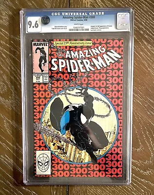 Buy Amazing Spider-Man 300 1988 CGC 9.6 White 1st App Venom Never Pressed Black Cat • 791.79£