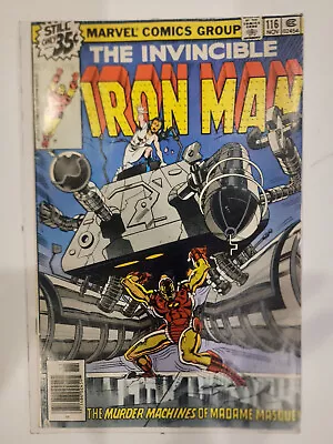 Buy The Invincible Iron Man #116:  Madam Masque 1978 (VF/VF+) • 7.13£