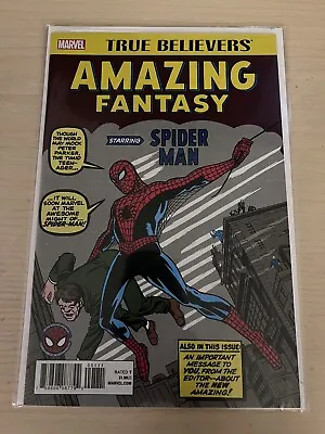 Buy Amazing Fantasy  #15 - 1st Appearance Of Spider-Man - True Believers Reprint • 28£